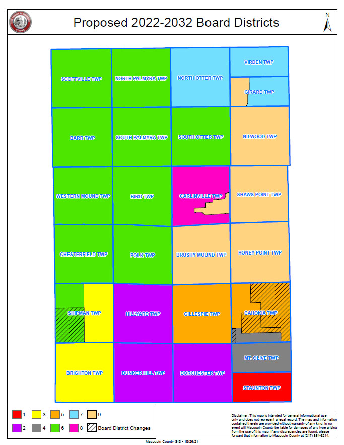 Proposed County Board Map