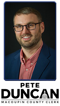 Pete Duncan Macoupin County Clerk